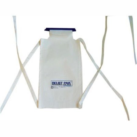 FABRICATION ENTERPRISES Relief PakÂ Large Insulated Ice Bag W/ Tie Strings, 7" x 13" 11-1242